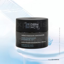 CRÈME HYDRATANTE SURVITAMINÉE (acide hyaluronique, vitamines B5, E & F) 8029 ACADÉMIE - Pot 50ml